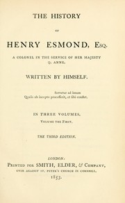 The History of Henry Esmond - William Thackeray